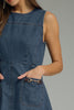 Entro - Dress - Midi Sleeveless - Denim - Findlay Rowe Designs
