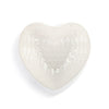 Demdaco - Bread Basket - Melamine Heart Shaped  - White