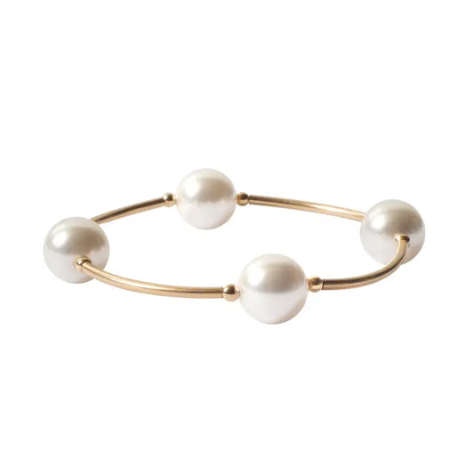 Made as Intended- White Pearl Blessing Bracelet