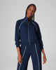 SPANX -  AirEssentials Pique Full Zip Track Jacket - Timeless Navy - Findlay Rowe Designs