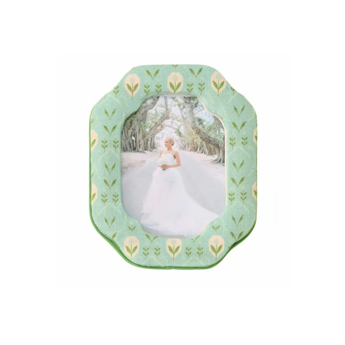 Laura Park - Frame - 5x7 - Blooms in Blue Fabric