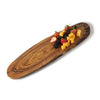 Gather Charcuterie Serving Board with Embroidered Dish Towel
