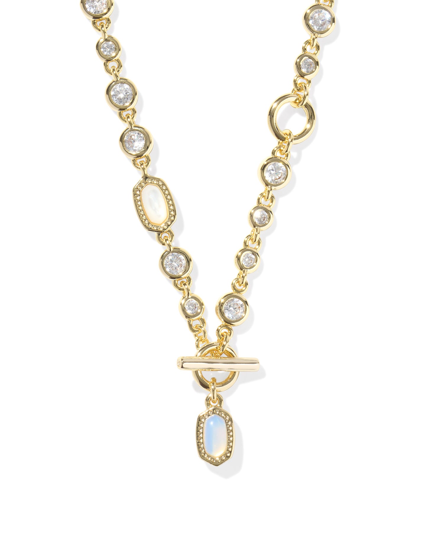 Kendra Scott - Necklace - Mini Elisa and Abbie Gold Strand  - White Mix - Findlay Rowe Designs