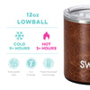 Swig- Leather Lowball Tumbler 12oz