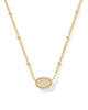 Kendra Scott - Necklace - Mini Elisa Gold Satellite Short Pendant - Findlay Rowe Designs