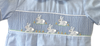 Anavini - Smocked Bubble - Blue Gingham - Bunnies - Findlay Rowe Designs
