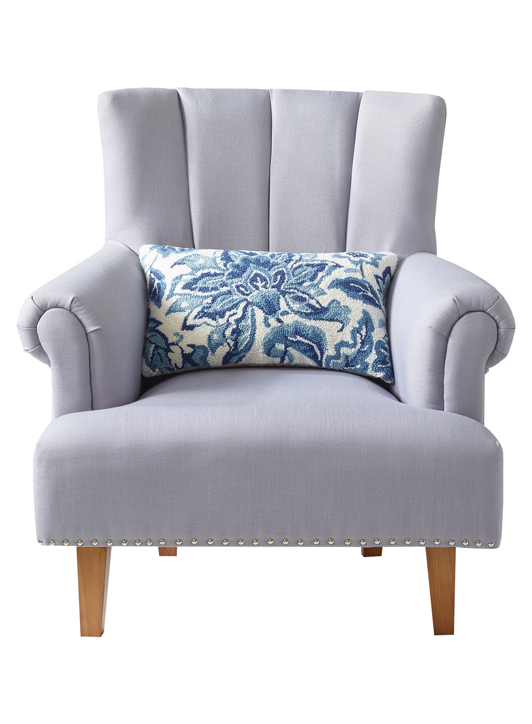 Pillow -  Lumbar - Jacobean Blue - Findlay Rowe Designs