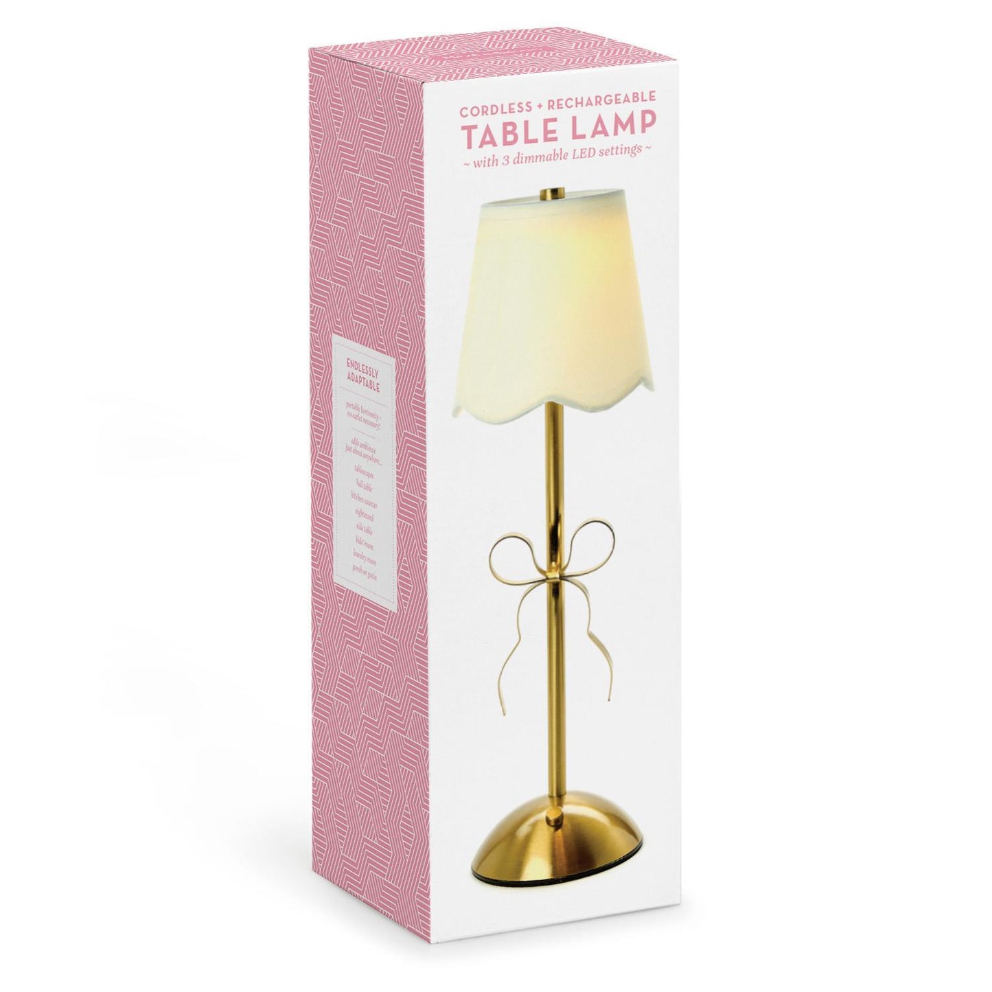 Table Lamp - Golden Bow LED Portable Cordless - Findlay Rowe Designs