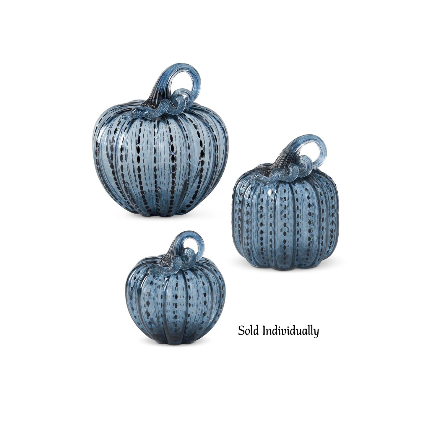 Pumpkins - Speckled Glass - Blue