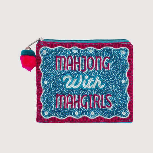 Coin Pouch - Mahjong with Mahgirls - Findlay Rowe Designs