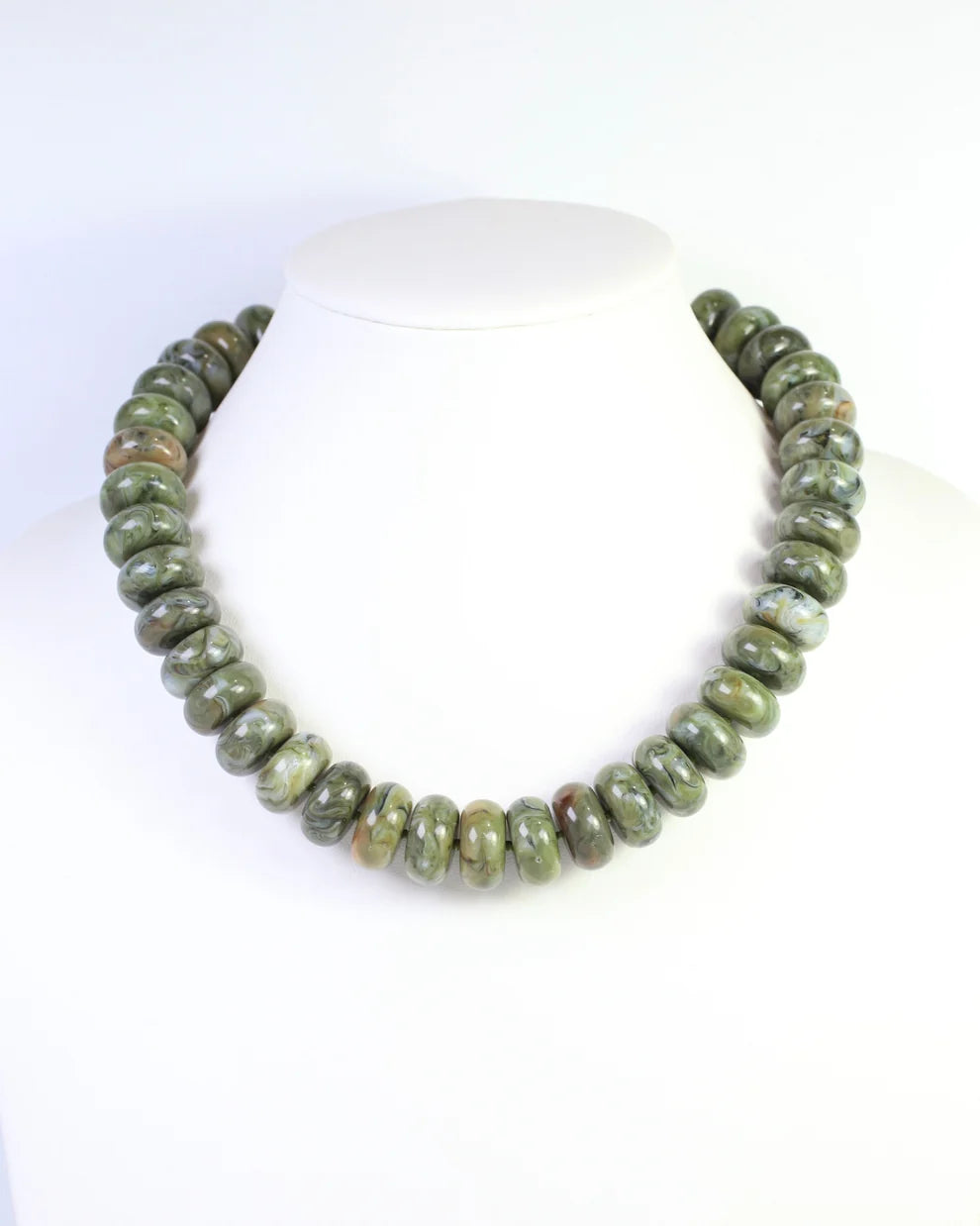 Caroline Hill - Necklace - Pipestone Marble Beaded - Findlay Rowe Designs