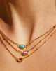 Kendra Scott -Mini Elisa Gold Satellite Short Pendant Necklace in Fuchsia Magnesite - Findlay Rowe Designs