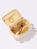 Shiraleah - Ruffle Cosmetic Case - Beige