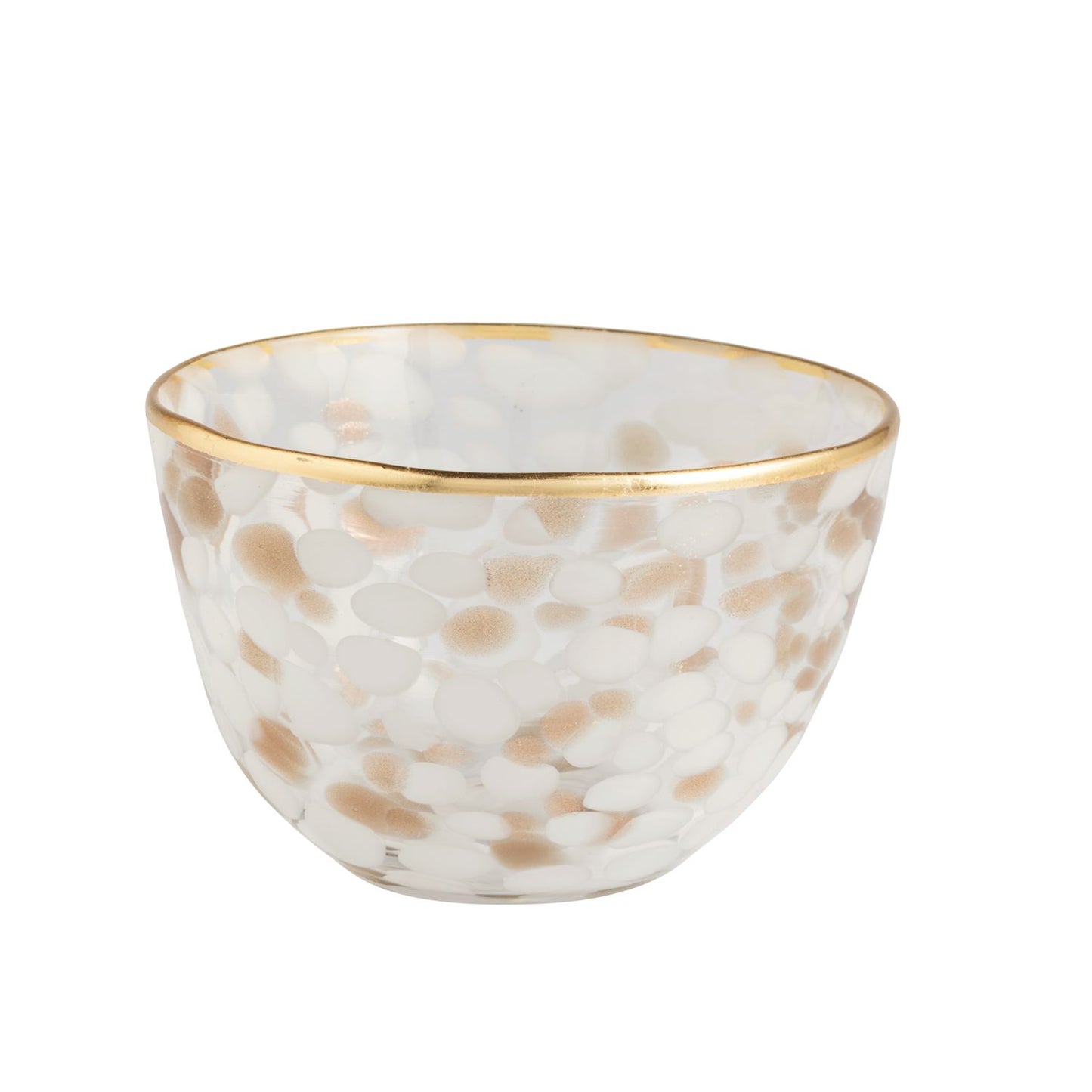Mud Pie - White & Gold Tortoise Dip Bowl - Findlay Rowe Designs