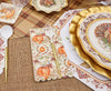 Sophistiplate - Scallop Guest Towel Napkin - Turkey & Gourds