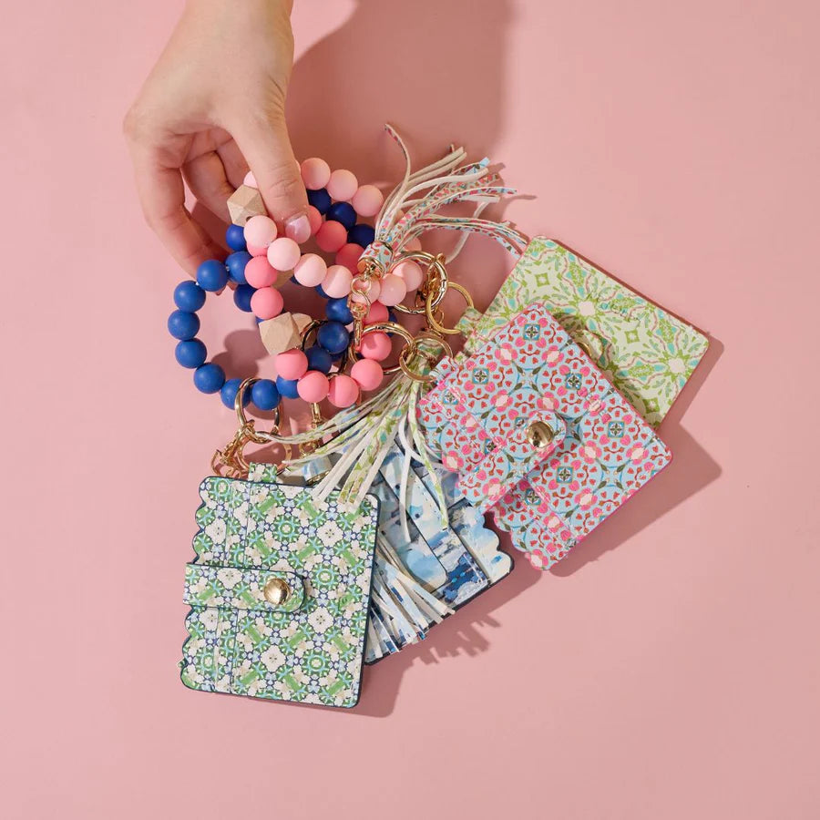 Laura Park - Keychain Wristlet Wallet - Ocean Breeze - Findlay Rowe Designs