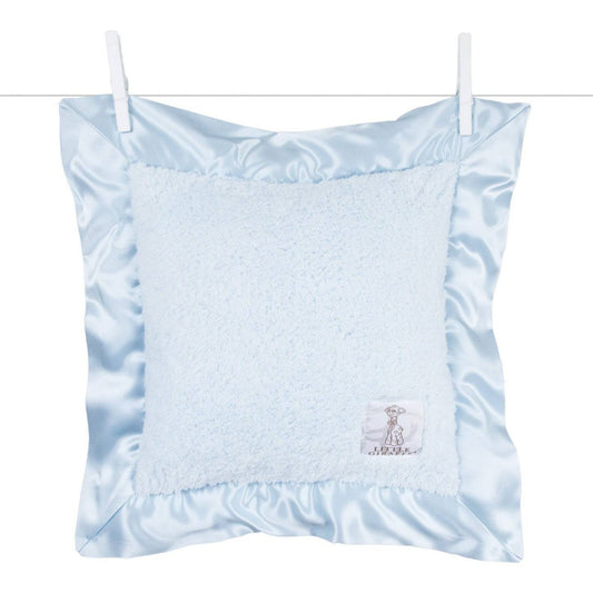 Little Giraffe - Chenille Baby Pillow - Blue - Findlay Rowe Designs