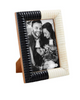 Mud Pie - Frame - Ribbed Bone Black & White 4x6/5x7 - Findlay Rowe Designs