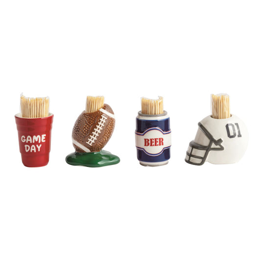 Mud Pie - Toothpick Caddy Set - Tailgate - Findlay Rowe Designs