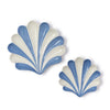 Tidbit Trinket Tray - Fanshell Blue White - Findlay Rowe Designs
