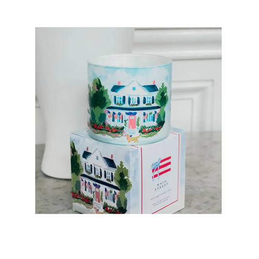 Rebecca Illustrated - Large Candle - Main Street