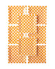 Paper Plate - Ghoul Gang 9in - Orange Checkered