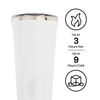 Corkcicle - 16oz Tumbler - White Gloss - Findlay Rowe Designs