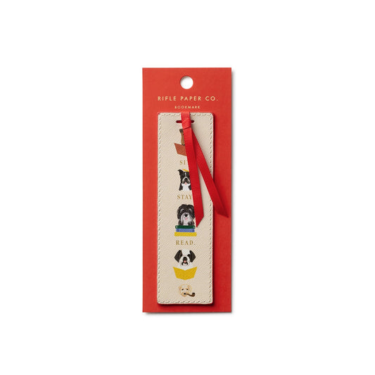 Rifle Paper Co -  Bookmark - Studious Dogs - Findlay Rowe Designs