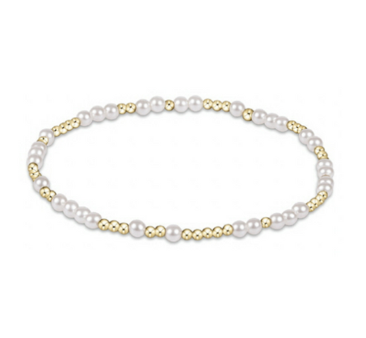 Enewton- Hope Unwritten 3mm Bead Bracelet - Pearl