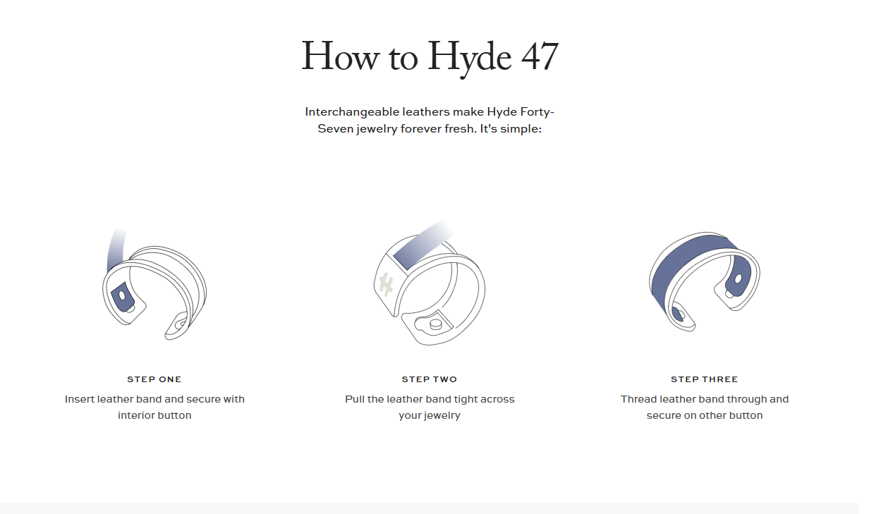 Hyde Forty Seven - Bracelet - Signature Cuff - Narrow - Polished Gold - Findlay Rowe Designs