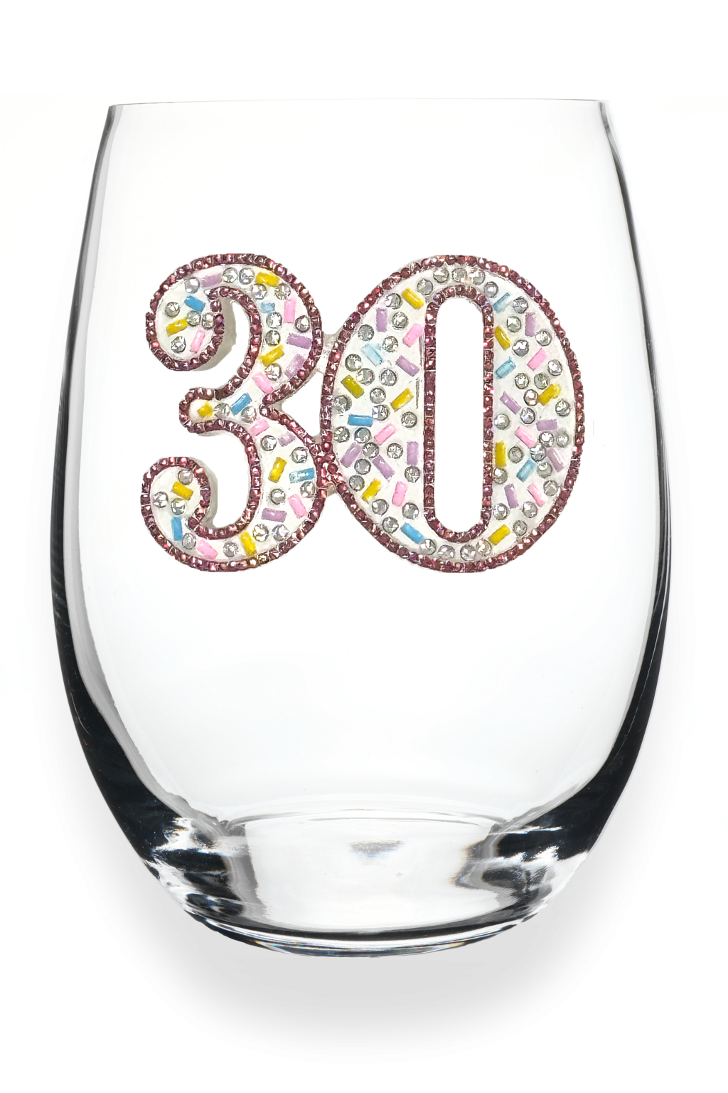 Queens Jewels - Stemless Wine - Jeweled - Findlay Rowe Designs
