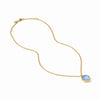 Julie Vos - Necklace - Honeybee Solitaire Necklace - Iridescent Crystal Clear - Findlay Rowe Designs