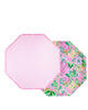 Lilly Pulitzer - Reversible Placemats - Via Amore Spritzer and Conch Shell Pink Caning - Findlay Rowe Designs