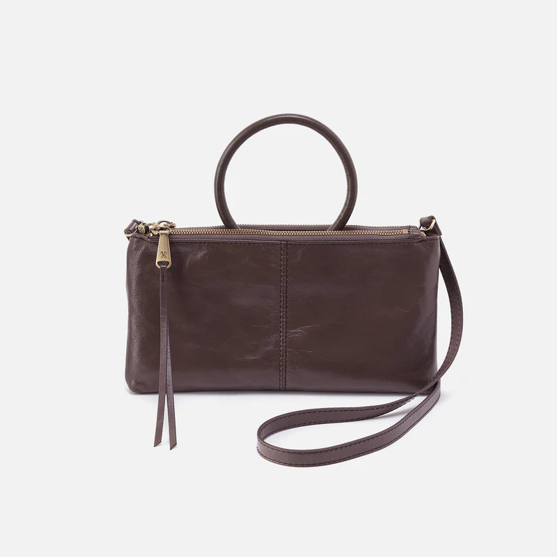 Hobo - Sable Crossbody - Polished Leather Hearthstone