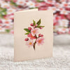 Fresh Cut Paper - Pop Up Bouquet Matching Card - Mini Japanese Cherry Blossoms - Findlay Rowe Designs