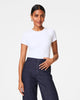 Spanx - Tee - Spanxsmooth Jersey Crewneck - White - Findlay Rowe Designs