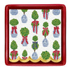 Napkin Holder with Napkins - Holiday Topiaries - Findlay Rowe Designs