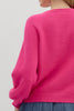 Top -  Long Sleeve Sweater Knit Cardigan - Pink - Findlay Rowe Designs