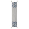 Table Runner - 72in - Cream Linen Embroidered Floral - Findlay Rowe Designs