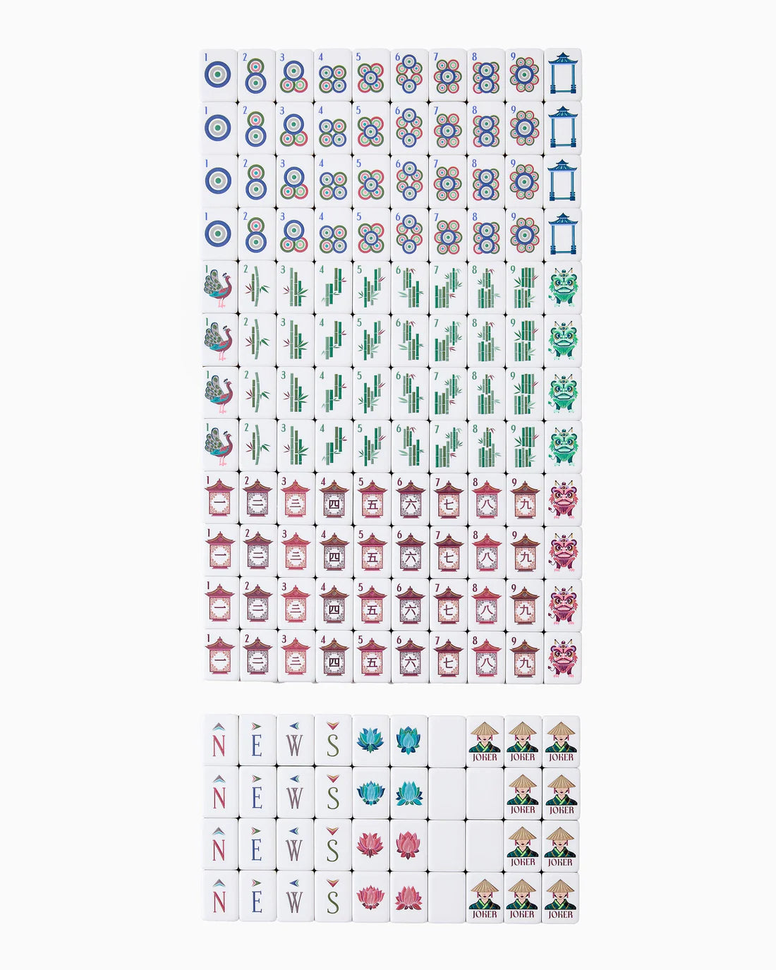Oh My Mahjong - Drake Mahjong Tiles - Findlay Rowe Designs