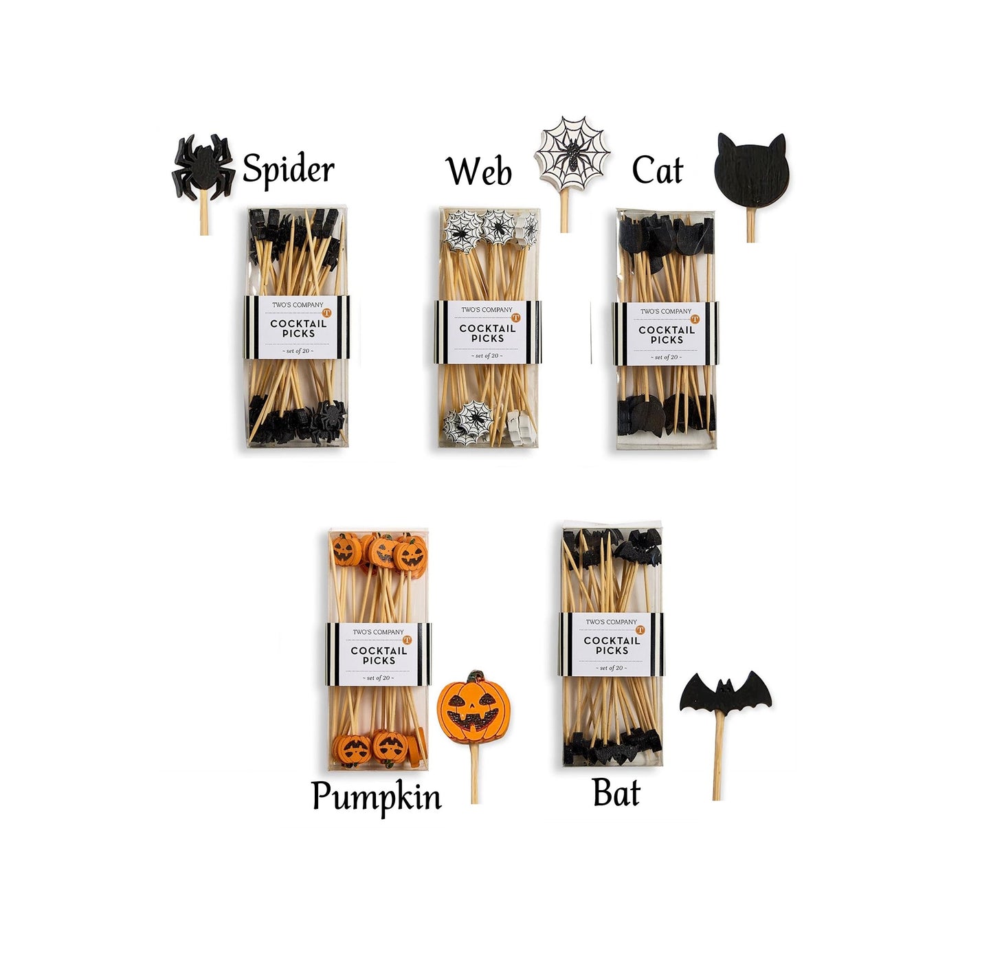 Cocktail Picks - Halloween - 30pc - Findlay Rowe Designs
