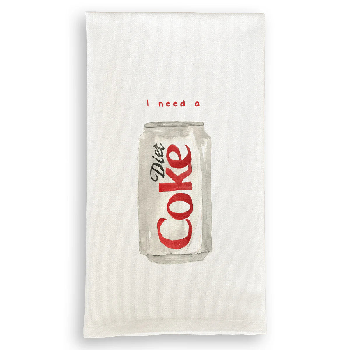 Towel - I need a diet Coke - Findlay Rowe Designs