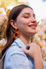 America and Beyond - Earrings - Coastal Crabby Chic Hand-Beaded