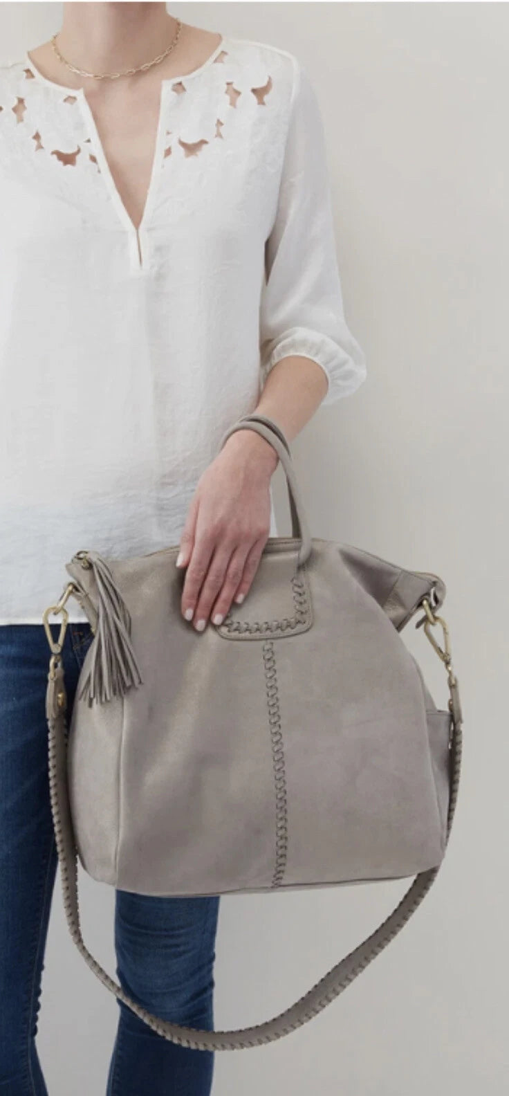 Clearance - Hobo - Sheila Large Satchel -  Golden Granite - Findlay Rowe Designs