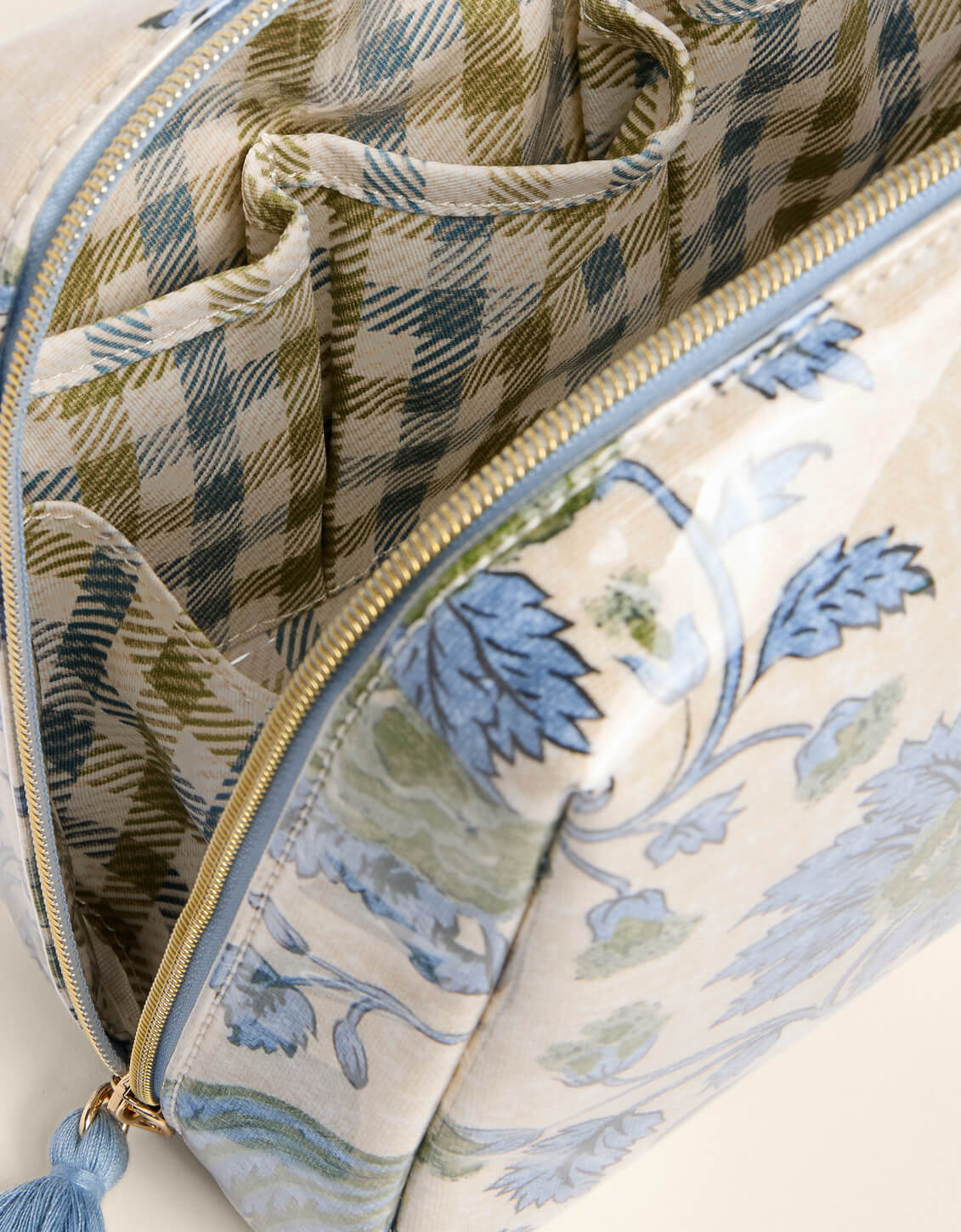 Spartina - Cosmetic Pouch - Japonica Bird Green - Large