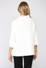 Sweater - Mock Neck Pullover - Cream