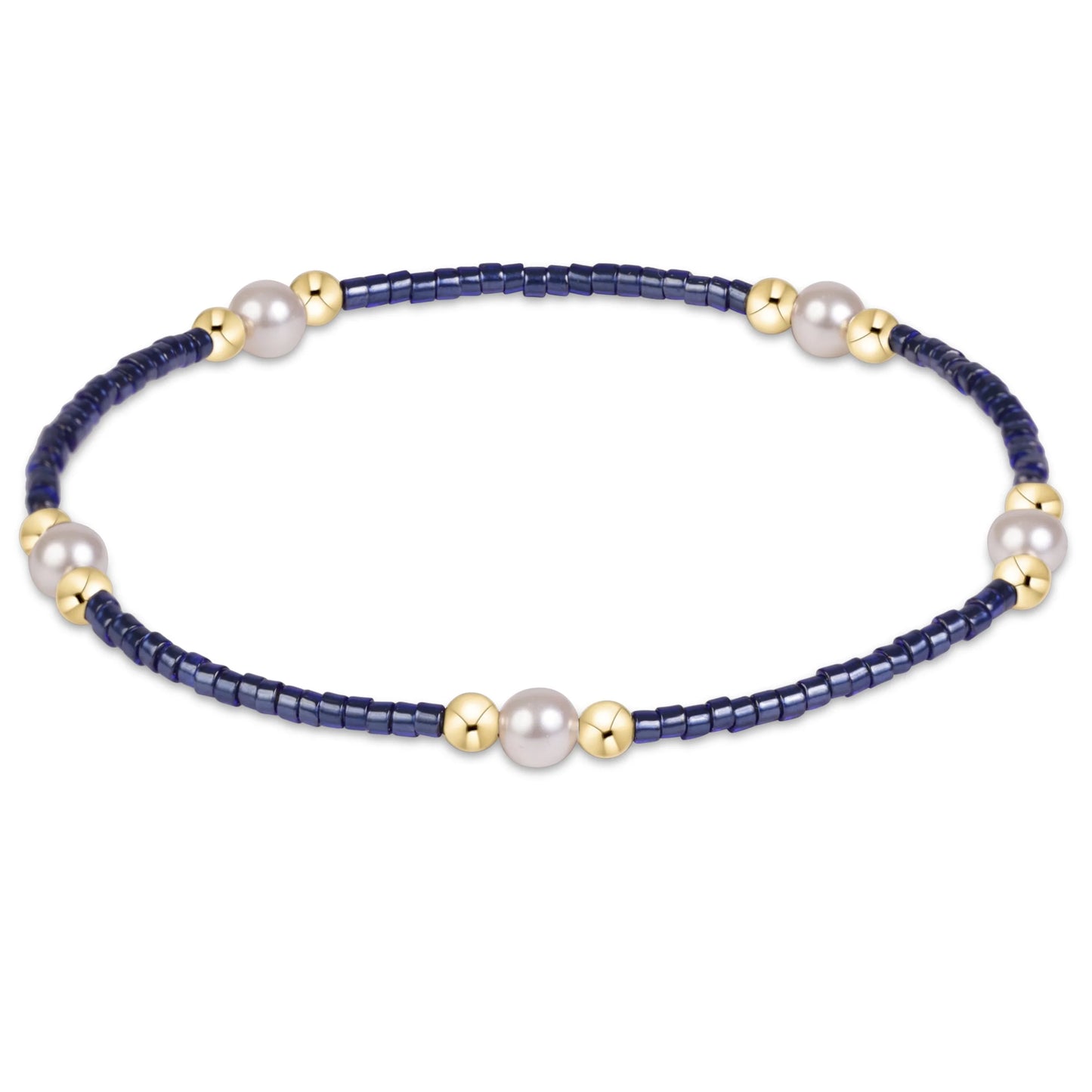 Enewton - Hope Purpose Pearl Bracelet - Navy