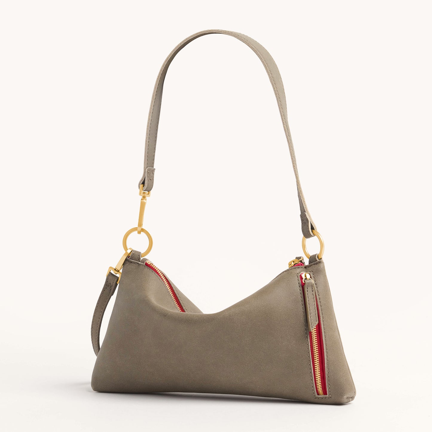 Hammitt - Kyle Small Pewter Brushed Gold - Red Zip - Findlay Rowe Designs