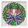Glory Haus - Acrylic Napkin Weight - Americana Wreath - Findlay Rowe Designs