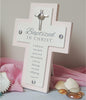 The Baptized in Christ Cross - Pink - Findlay Rowe Designs